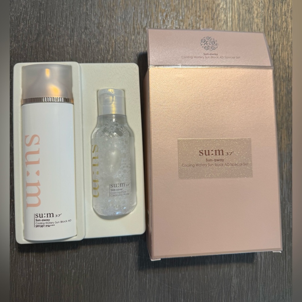 Su:m37 Sum37 Sun-away Cooling Watery Sun Block AD Special Set